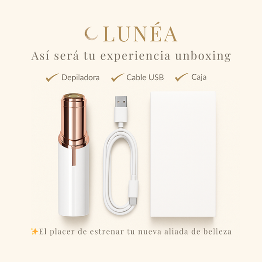 Caricia LUNÉA | Depiladora Facial de precisión LUNÉA
